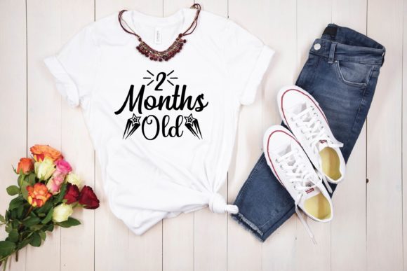 2 Months Old Svg Graphics for T-Shirt Designs