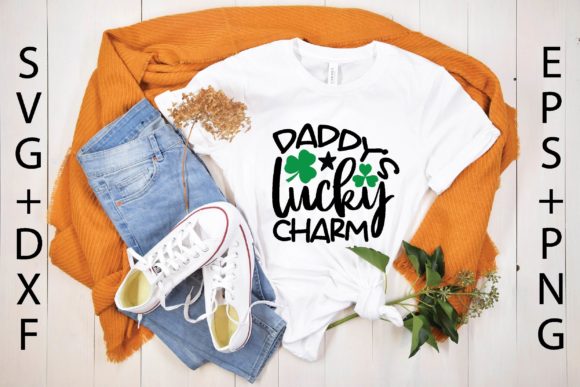 Daddy’s Lucky Charm Svg Graphics for T-Shirt Designs
