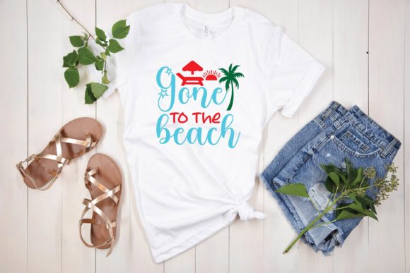 Gone to the Beach Graphics for T-Shirt Designs