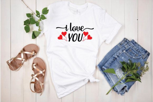 I Love You Svg Graphics for T-Shirt Designs