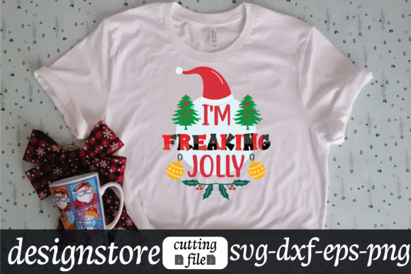 i m freaking jolly svg graphics for t-shirt designs