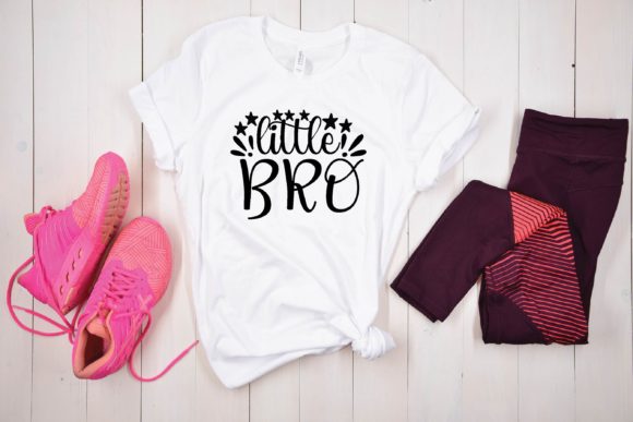 Little Bro Svg: A Graphic Design Asset for T-Shirt Designs