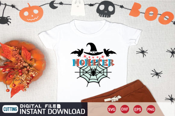 Monster Svg Graphics for T-Shirt Designs