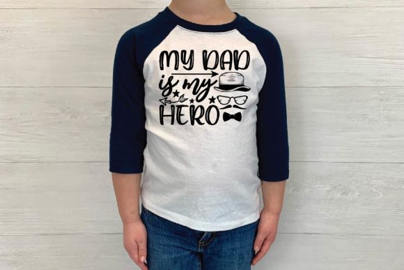 My Dad is My Hero Svg Graphics for T-Shirt Designs