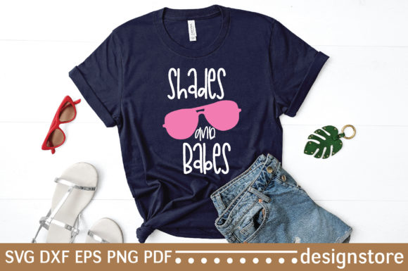 T-shirt Shades and Babes Graphics for Modern T-Shirt Designs