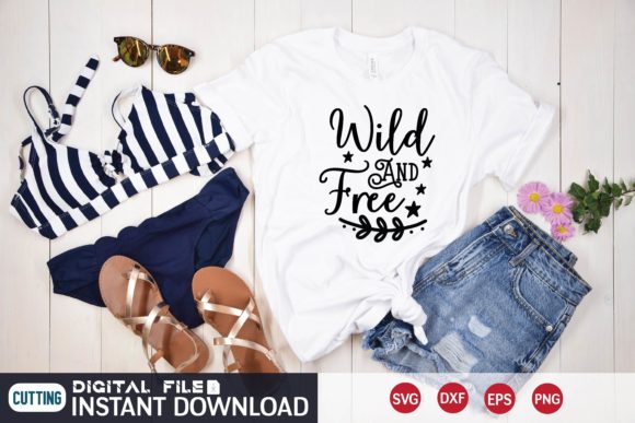 Wild and Free Svg: A Graphic for Crafting Freedom